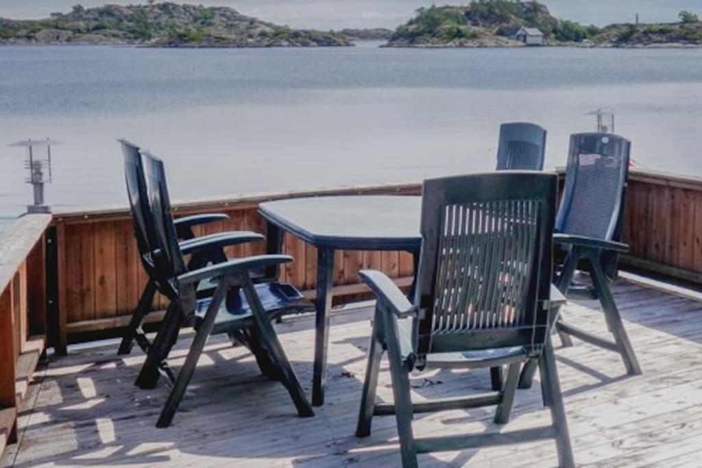 Ferie Pa Bryggekanten I Kristiansand, Flekkeroy Esterno foto