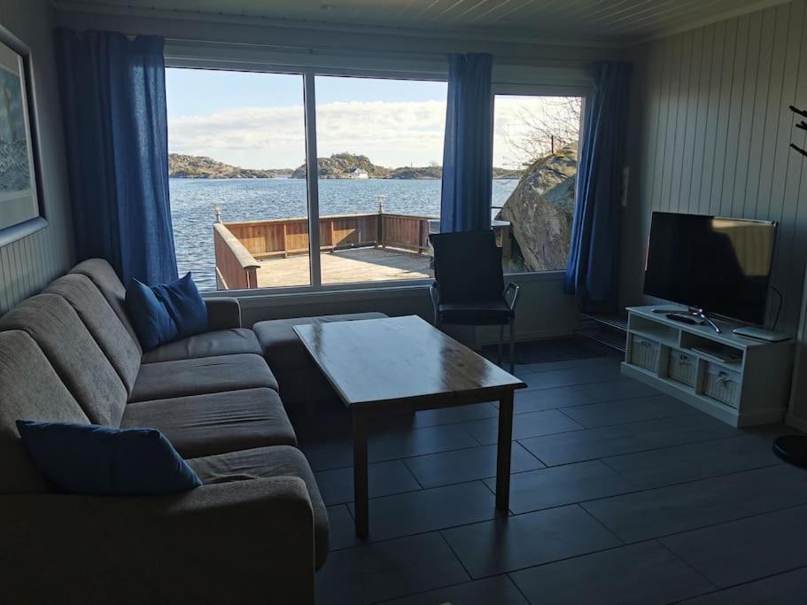 Ferie Pa Bryggekanten I Kristiansand, Flekkeroy Esterno foto
