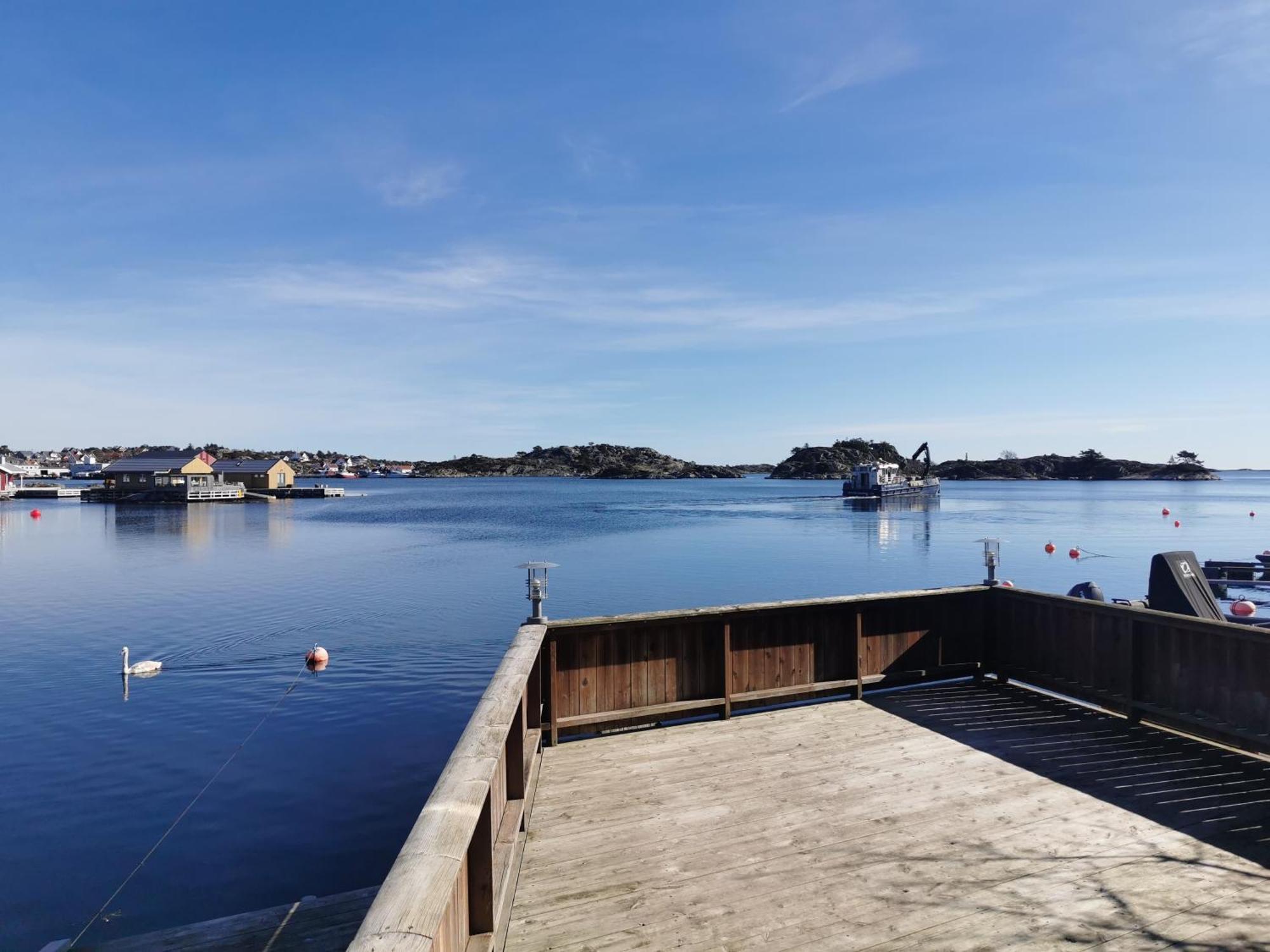 Ferie Pa Bryggekanten I Kristiansand, Flekkeroy Esterno foto