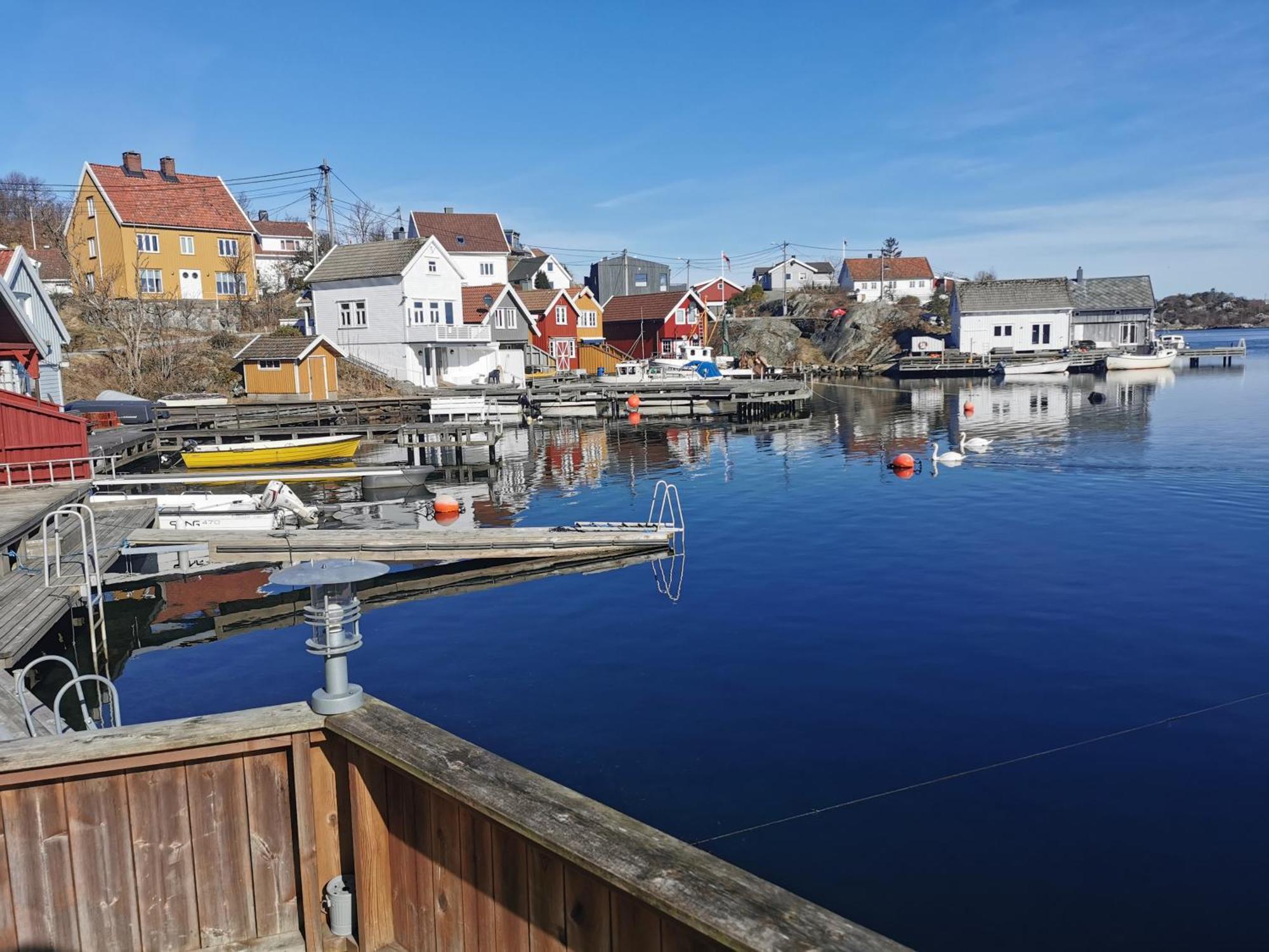 Ferie Pa Bryggekanten I Kristiansand, Flekkeroy Esterno foto